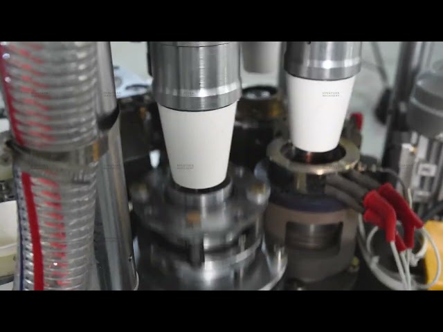 Single Plate Ultrasonic Paper Cup Machine Open Cam Speed 80 Pcs/Min