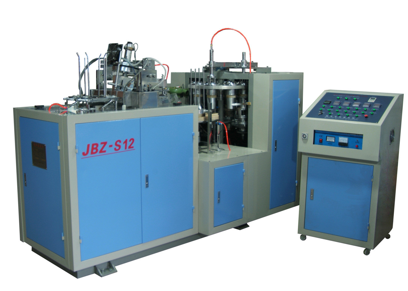 Full Automatic Paper Cup Making Plant Ultrasonic Heater Sealing CE SGS Certification