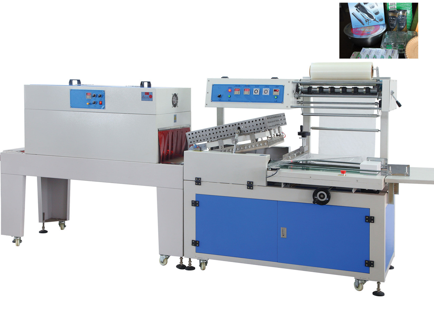 Paper Plate / Carton High Speed Shrink Wrapping Machine Universal Long Lasting