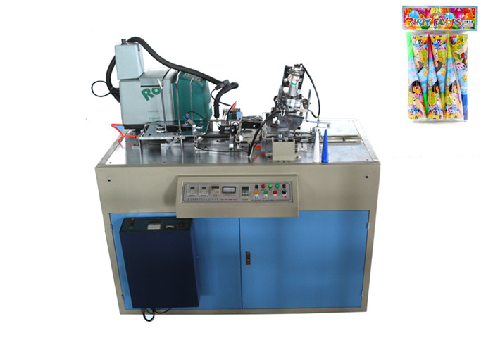 Full Automatic Birthday paper Funnel Forming Machine With Hot Melt Glue System