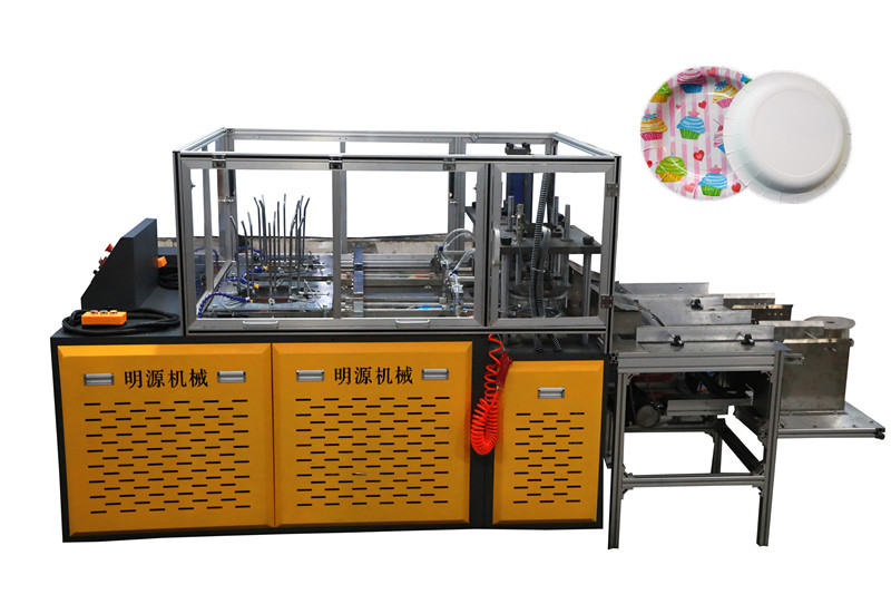 8.5 KW Power Hydraulic Paper Plate Machine With Double Working Station