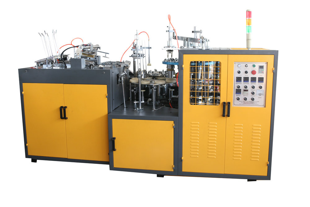 PE Disposable Cup Manufacturing Machine , Automatic Paper Cup Forming Machine