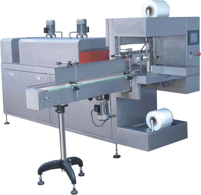Sleeve Type Shrink Wrap Machine For Shrinking Packaging Cans / Bottles