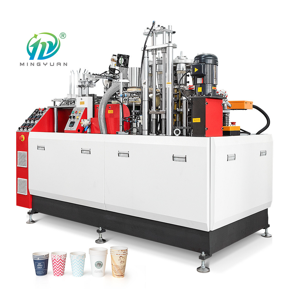 5KW Automatic Ultrasonic 140-350gsm Paper Cup Machine Three Phase