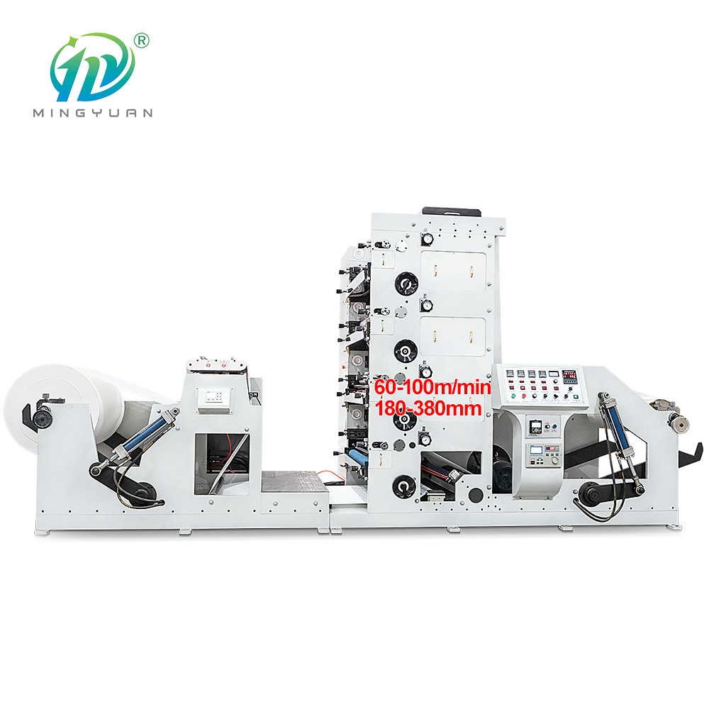 Four Colour Flexo Printing Machine 60-100m/Min For Polypropylene Bag