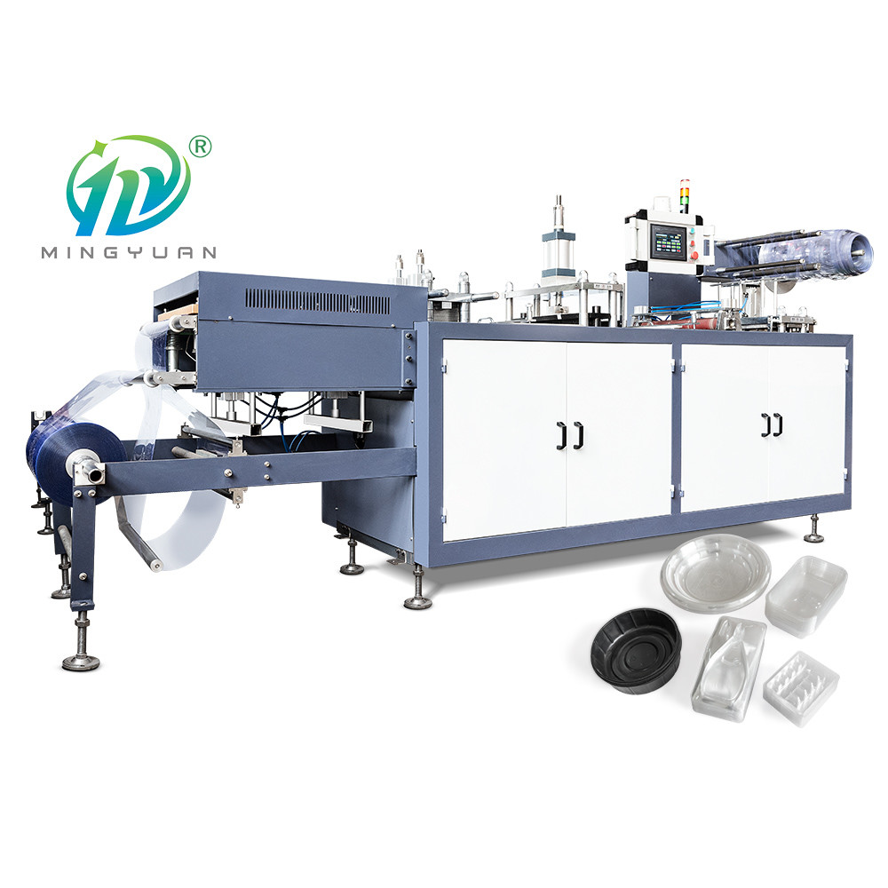 Full Automatic Plastic Cup Lid Thermoforming Machines 15-35 punch/min