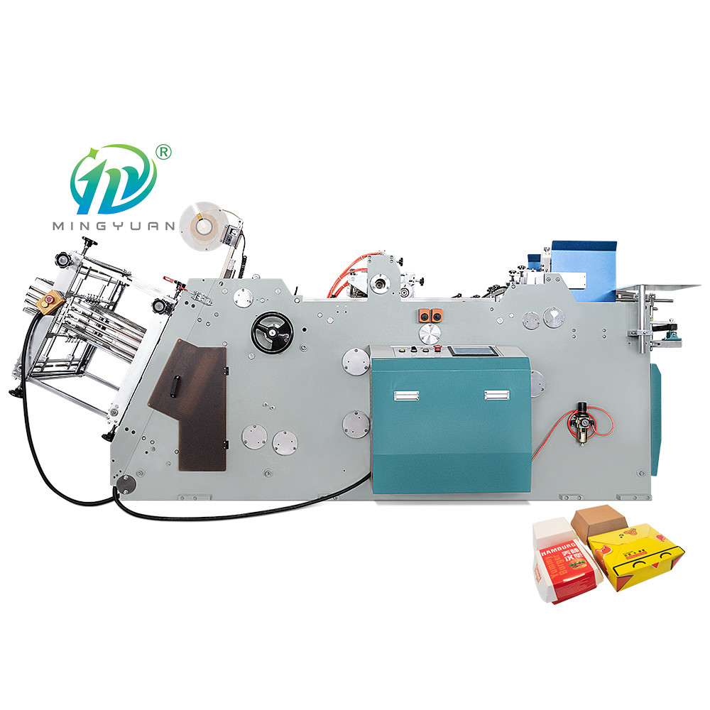 Automatic Paper Tape Counting Hamburger Disposable Lunch Box Making Machine