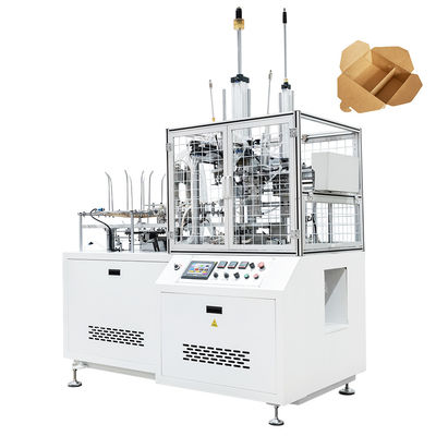 Automatic One Time Fast Food Box Machine / Lunch Paper Box Making Machine